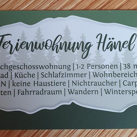 Ferienwohnung Haenel Antonshohe Bagian luar foto